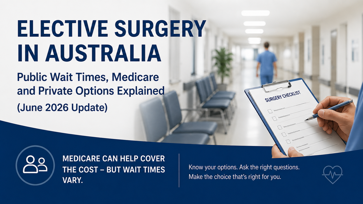 Elective Surgery: Is Waiting in the Public System Worth It? Australia Wait Times, Medicare and Private Options Compared (2026 Update)